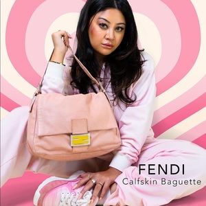 Vintage fendi calfskin mamma baguette